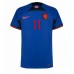 Herren Fußballbekleidung Niederlande Steven Berghuis #11 Auswärtstrikot WM 2022 Kurzarm